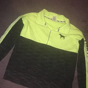 Half zip Pink sweatshirt